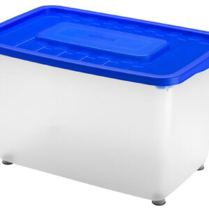 Plastový úložný box s víkem HEIDRUN Mania 46l