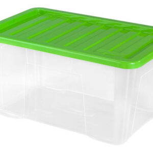 Plastový úložný box s víkem HEIDRUN Quasar 60l