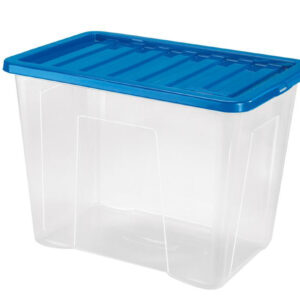 Plastový úložný box s víkem HEIDRUN Quasar 80l