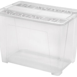 Plastový úložný box s víkem HEIDRUN TexBox 70l