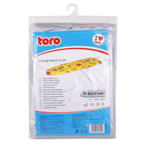 Potah na žehlicí prkno TORO nepřilnavý povrch 32x112cm