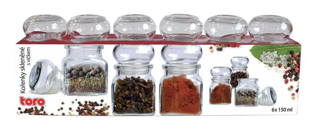 Provence Skleněná kořenka TORO 150ml set 6ks