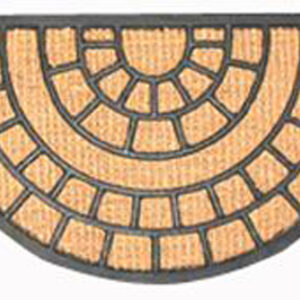 Rohožka půlkruh 40x70cm TORO kokos/guma