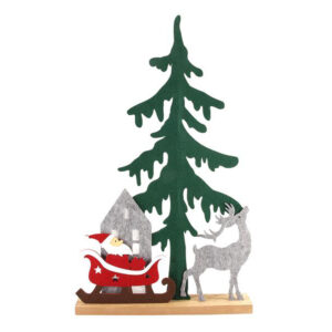 SVENSKA LIVING Plstěná dekorace 32cm Santa