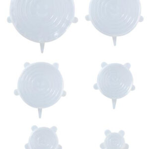 Silikonové pružné víčko ALPINA 6ks MIX velikostí