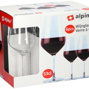 Sklenice na červené víno ALPINA 530ml 6ks
