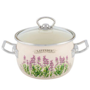 TORO Smaltovaný hrnec s poklicí 2