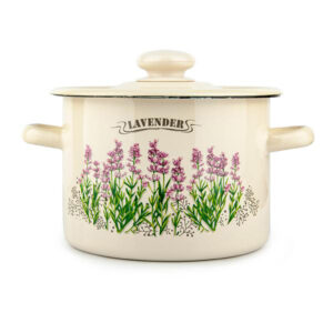 TORO Smaltovaný hrnec s poklicí 4