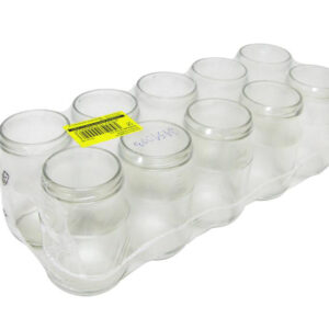 TORO Zavařovací sklenice 377ml TWIST uzávěr 10ks