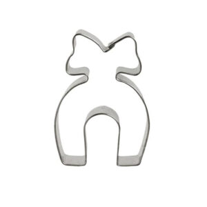 Vykrajovátko na cukroví 6cm podkova s mašlí