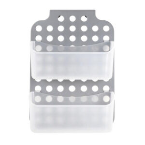 Závěsná dvoupatrová polička do koupelny TORO 35