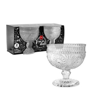 Cegeco Skleněný pohár na zmrzlinu CoK Escorial 260ml 2ks