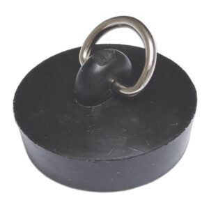 Gumová dřezová zátka 43mm černá