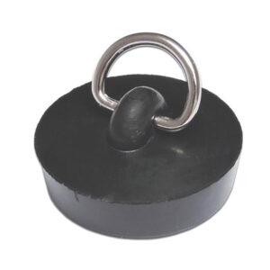 Gumová umyvadlová zátka 39mm černá