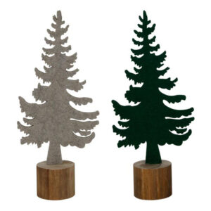 HIT Plstěná dekorace 23cm stromek MIX barev