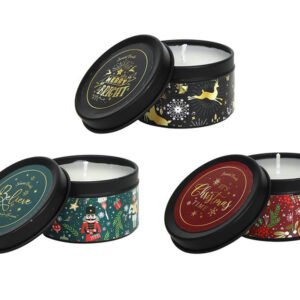 HIT Vonná svíčka v plechovce 11hodin MIX barev