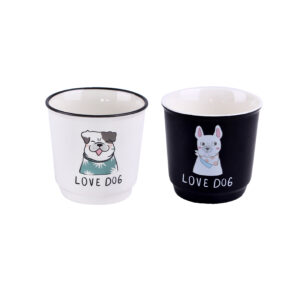 Keramický hrnek TORO 90ml 6ks pejsek