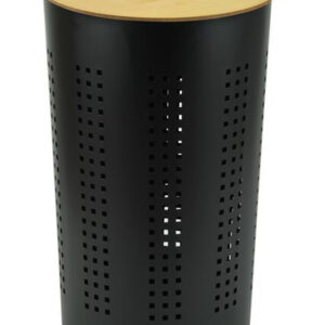 Kovový koš na špinavé prádlo TORO 46l černý