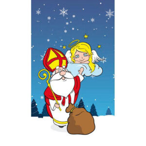 NEKUPTO Mikulášský sáček s křížovým dnem 18x36cm