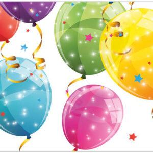 PROCOS Dětský plastový ubrus 120x180cm balónky