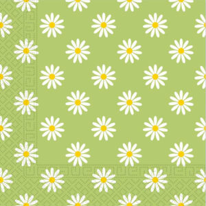 PROCOS Papírové ubrousky 33x33cm 3vrstvé kvítky 20ks