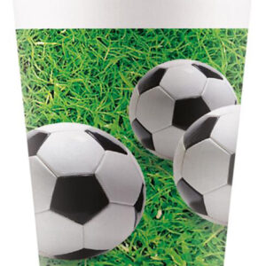 PROCOS Papírový kelímek 200ml fotbal 8ks