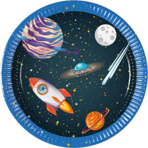 PROCOS Papírový talíř 20cm vesmír 8ks