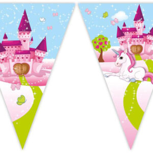 PROCOS Plastová girlanda vlajky JEDNOROŽEC 2