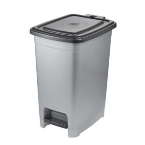 Plastový nášlapný odpadkový koš KEEEPER 40l