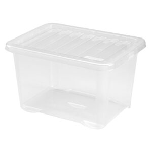 Plastový úložný box s víkem HEIDRUN Quasar 28l