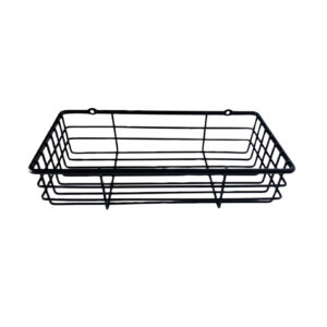 Polička do koupelny TORO 25x12cm černá