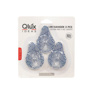 QLUX Plastové samolepicí háčky 3ks