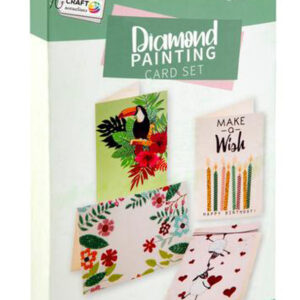 RMS Diamantové malování 18x13cm 4ks