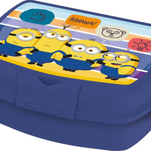 STOR Plastový svačinový box Mimoni 18