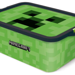 STOR Plastový úložný box s víkem Minecraft 13l