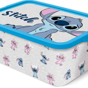 STOR Plastový úložný box s víkem Stitch 13l