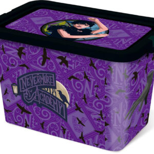 STOR Plastový úložný box s víkem Wednesday 7l