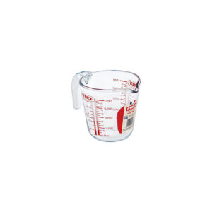 Skleněná odměrka s nálevkou PYREX 500ml