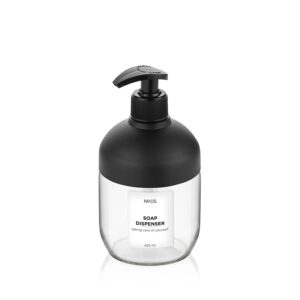 Skleněný dávkovač mýdla QLUX Clary