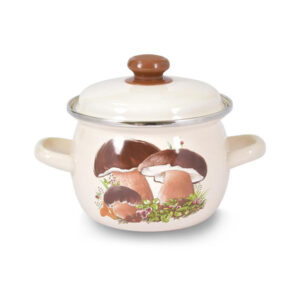 Smaltovaný hrnec s poklicí TORO 3