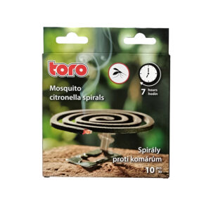 Spirála proti komárům 7hodin TORO citronela 10ks