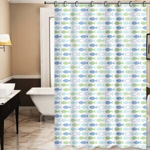 Sprchový závěs TORO Premium 178x199cm ryby