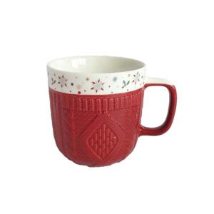 Vánoční keramický hrnek TORO 330ml vínový