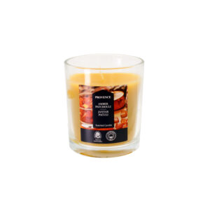 Vonná svíčka ve skle PROVENCE 20 hodin jantar a pačuli