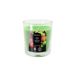 Vonná svíčka ve skle PROVENCE 20 hodin šťavnaté jablko
