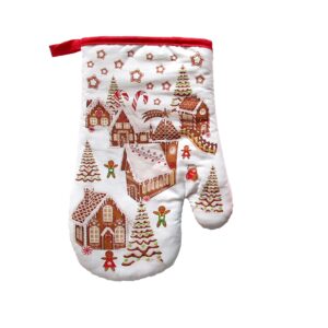 Kuchyňská rukavice TORO perníčková vesnička