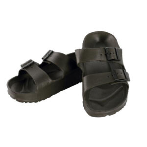 Pánské gumové páskové pantofle TORO 44 assort Varianta: CERNÁ A TMAVE MODRÁ