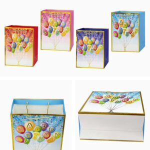 Papírová dárková taška TORO 23x18x10cm MIX happy birthday