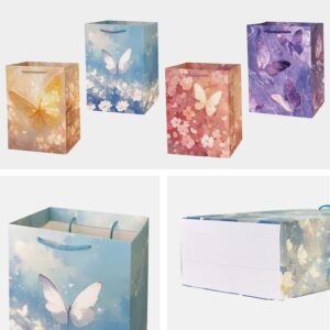 Papírová dárková taška TORO 23x18x10cm MIX motýl