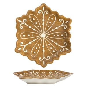 HIT Servírovací talíř 23cm perníková vločka